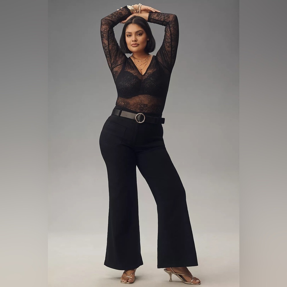 NWT Size 34 - Maeve The Junie High-Rise Flare Pants : Magic Fabric (NWT US$ 138)